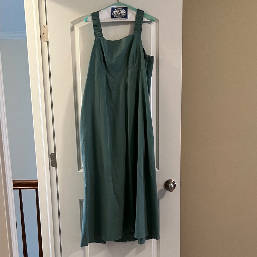 Pact XL Green A-line Sleeveless Dress